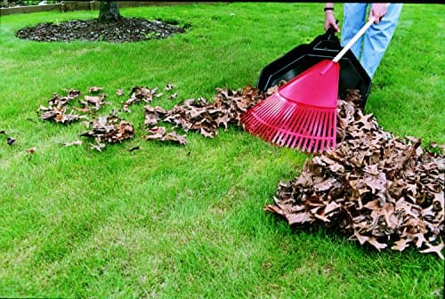 Emsco Group Enormous Yard & Garage Dust Pan – 24-Inch Mouth – Lightweight, Durable – Clip-On Features