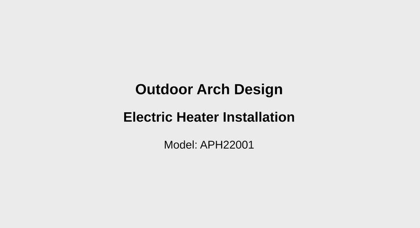 EAST OAK Patio Heater 3000W, Commercial Arch Outdoor Heater 3 Heat Settings, Tip-over & Overheat Protection, Instant Heat Electric Heater for Restaurant, Patio, Backyard, Garage, 240V Black
