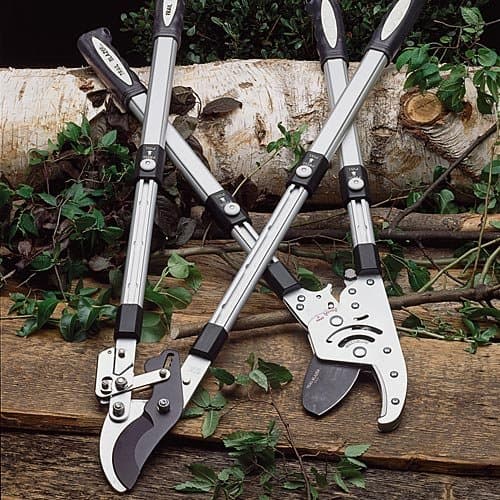 Kings County Tools Double Ratcheting Anvil Lopper | Cuts Dry Wood | Extendable 26" – 40" Long Handles | Trim Dead Tree Branches | 6 Pin-Locked Position Stops | Heavy-Duty Steel