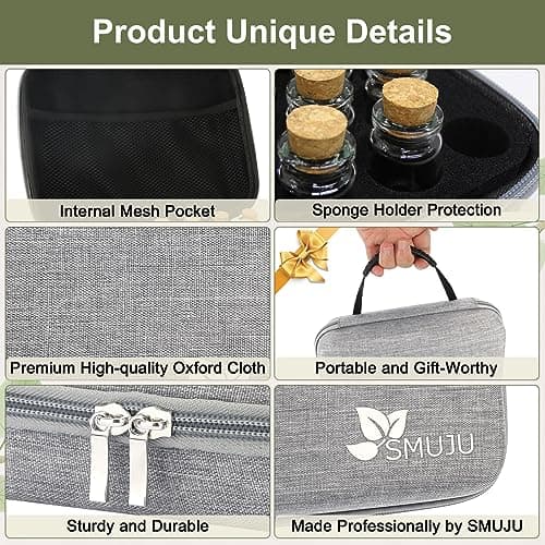 【40 Slots】 Seed Storage Organizer, Sturdy Seed Organizer Storage Box with Dual Zipper Bag and 42Pcs Label Stickers, Glass Seed Storage Container for Flower Vegetable Plants Garden Seeds Saving