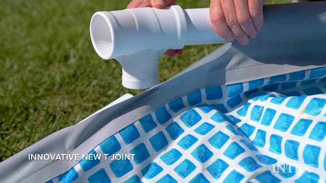 Intex 26731EH Prism Frame Premium Above Ground Swimming Pool Set: 18ft x 48in – Includes 1500 GPH Cartridge Filter Pump – Removable Ladder – Pool Cover – Ground Cloth