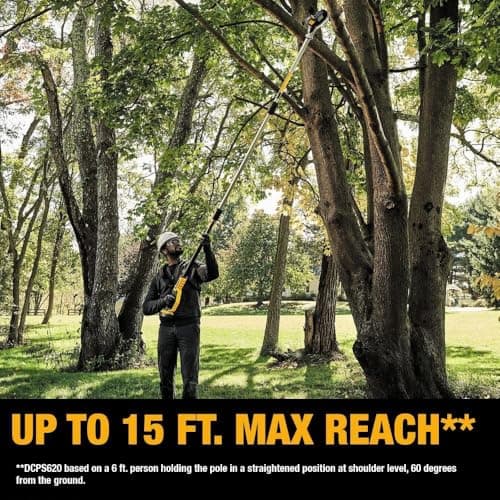 DEWALT DCKO86M1 20V MAX* Cordless Pole Saw and Pole Hedge Trimmer Combo Kit