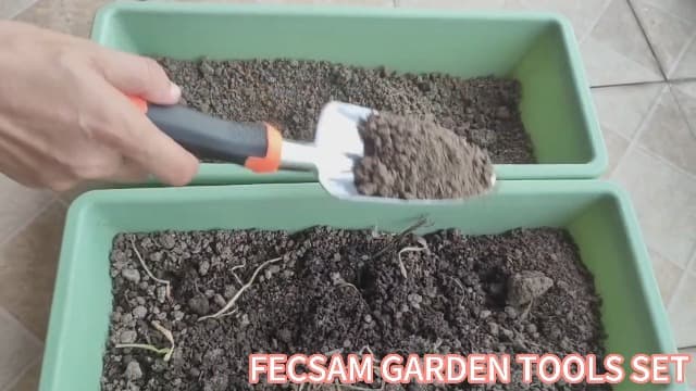 Garden Tools Set, Updated 3 PCS Heavy Duty Gardening Kit - Hand Shovel/Trowel, Manual Weeder and Sharp Bypass Pruning Shears/Scissors/Clippers with Bigger Ergonomic Handle, Ideal Gift