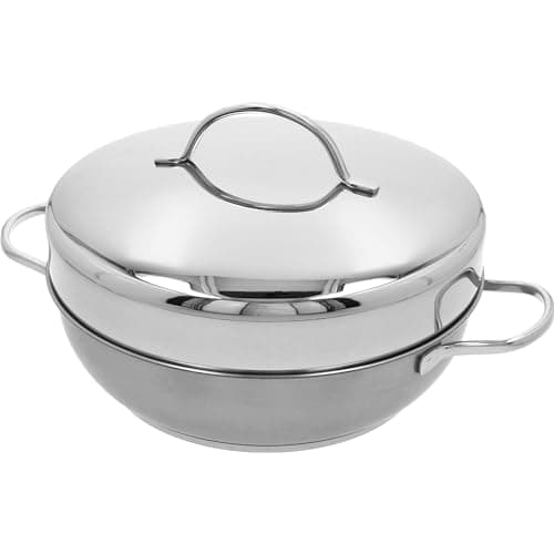 Demeyere Resto 4-pc Stainless Steel Stovetop Smoker Set, Silver, 11.5"