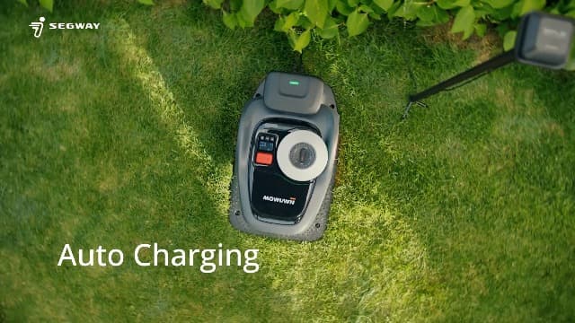 Segway Navimow i110N Robot Lawn Mower Perimeter Wire Free 1/4 Acre RTK+Vision Robotic Lawnmower, AI-Assisted Mapping, Virtual Boundary, APP Control, 58dB(A) Quiet, Multi-Zone Management