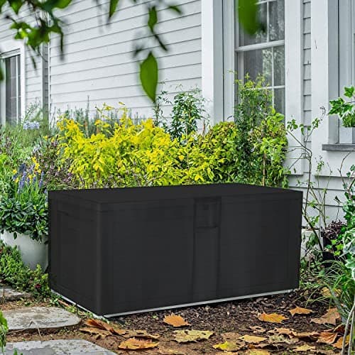 Outdoor Deck Storage Box Cover for 134 Gallon Deck Boxes,Waterproof Patio Storage Box Cover - 56 X 28 X 27 Inch