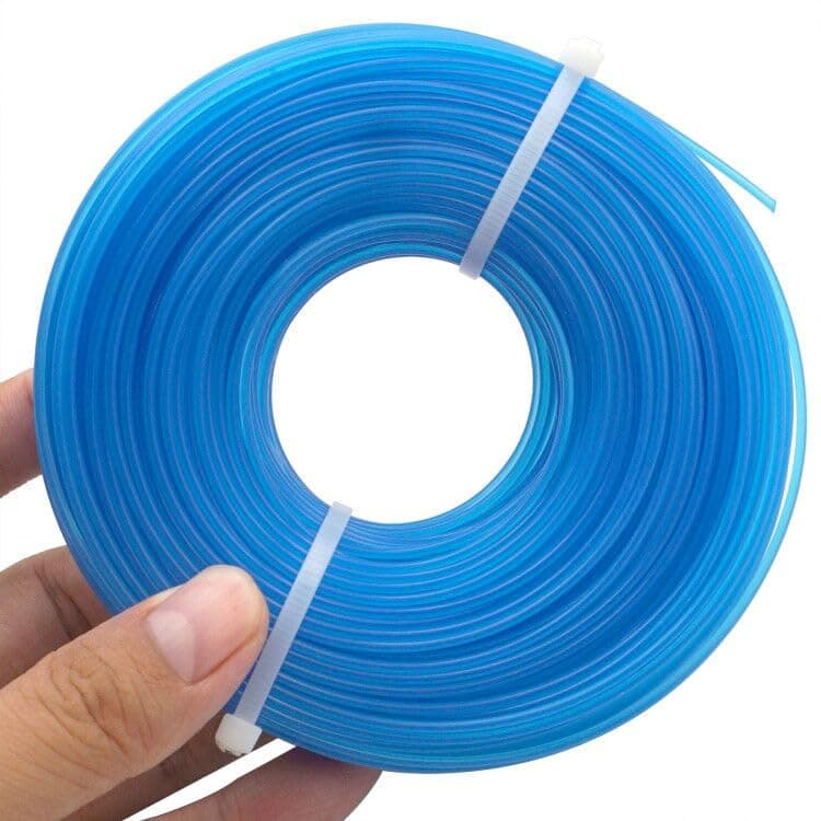 Grass Trimmer Line 328ft Weed Eater Wacker String .065'' Weed Trimmer Spool Replacement, Nylon Material for String Trimmers, 1.6mm Diameter