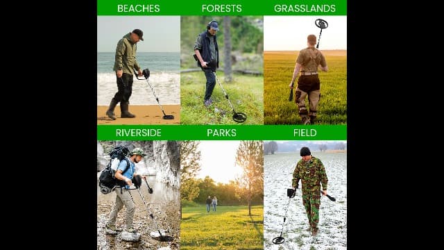 Metal Detector for Adults, for Kids, Waterproof & Underground & Underwater Gold Detector, Gold Metal Detector, Metal Detector Kit, Medal Detector