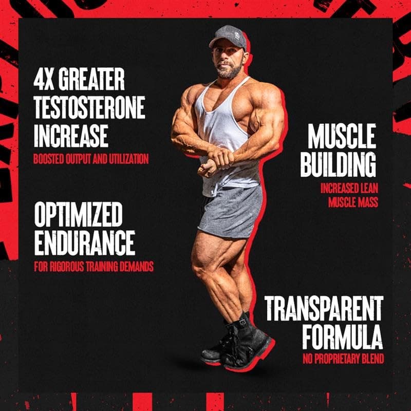 Animal Test Testosterone Booster for Men - Male Enhancing Supplement Libido Booster for Strength Athletes & Bodybuilders to Increase Stamina, Endurance, Muscle Growth, All-in-One Packs – 21 Day Cycle