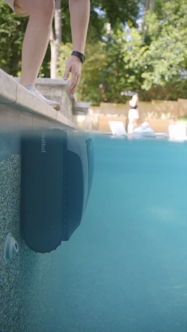Beatbot AquaSense Cordless Robotic Pool Vacuum Cleaner with Filter Basket - Intelligent Path Opimization, Cleans Floor, Walls, and Waterline - Suitable for Above & In-Ground Pools up to 2,260 sq.ft.