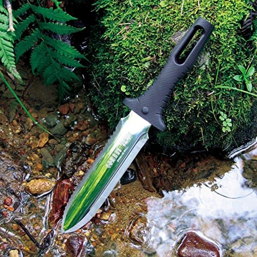NJP801 Yamagatana S Hori Weeding & Digging Knife HRC58 Hardened Japanese Stainless Steel, 7.25-Inch Blade 5.5-Inch Ergonomic Plastic Handle