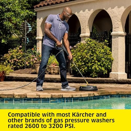 Kärcher Pressure Washer Surface Cleaner, Extension Wand, QC, 1/4 - 2600-3200 PSI