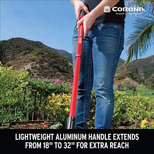 Corona GT3040 GT 3040 Extendable Handle Weeder, Red