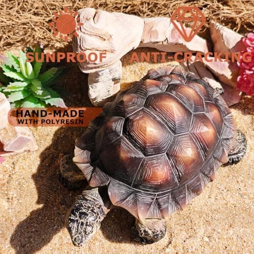 Sunthus Turtle Tortoise Sculptures Garden Statues Yard Art Resin Decorations Outdoor Garden Décor