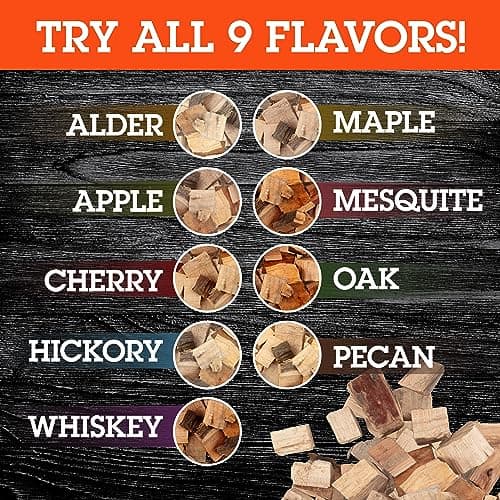 Camerons All Natural Oak Wood Chunks for Smoking Meat - 840 Cu. in. Box, Approx 10 Pounds - Kiln Dried Large Cut BBQ Wood Chips for Smoker - Barbecue Chunks Smoker Accessories