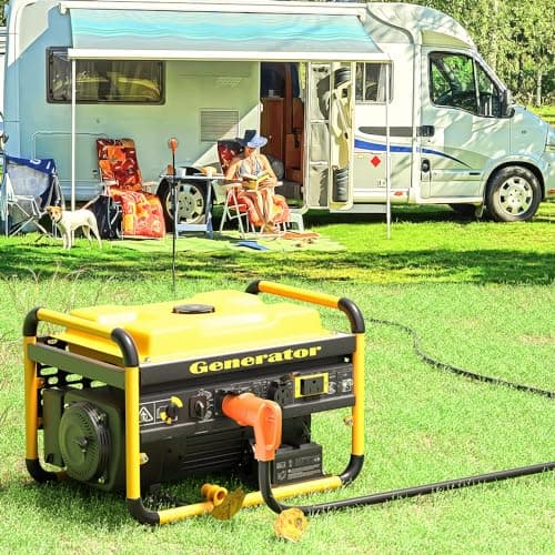 Nilight 30Amp to 50Amp RV Power Adapter 4Prong Generator Twist Plug L14-30P 14-50R 30A Male to 50A Female Receptacle for RVs Camper Caravan Electrical Converter