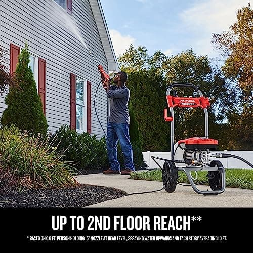 CRAFTSMAN Electric Brushless Cold Water Pressure Washer (2,800 MAX PSI*) (CMEPW2800)