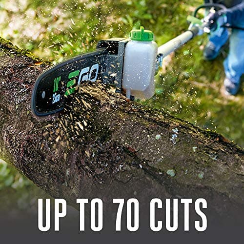 EGO Power+ MPS1001 10-inch Pole Saw & Power Head with 2.5Ah Battery & Charger Included