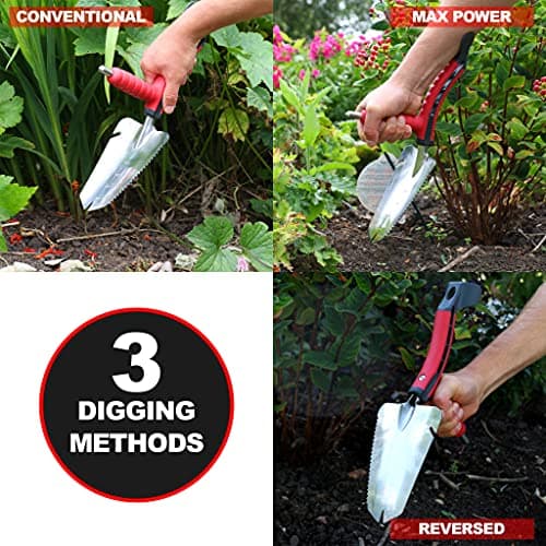 Roamwild Multi-Digger Dual Grip Garden Hand Trowel (Garden Hand Trowel)
