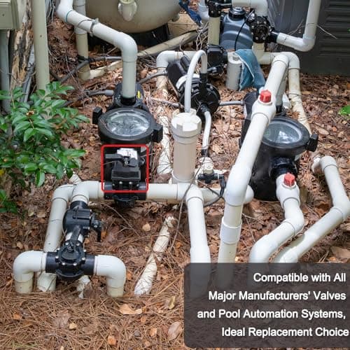 TPE24 VA Valve Actuator Replacement, 24-Volt Valve Actuator Control, Valve Actuator, for Use with Hayward/Jandy/Compool Valves, Suitable for Pool/Spa