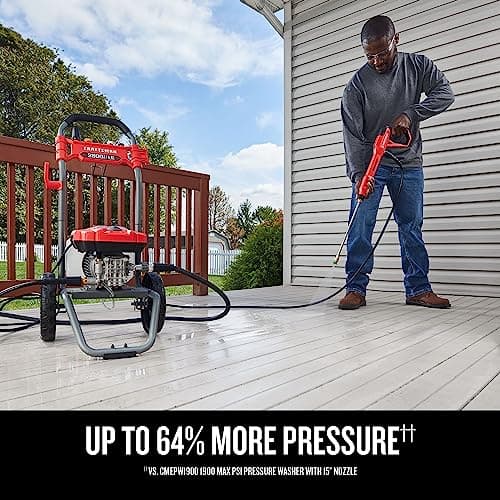 CRAFTSMAN Electric Brushless Cold Water Pressure Washer (2,800 MAX PSI*) (CMEPW2800)