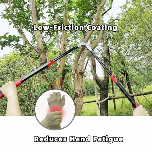 Loppers Branch Cutter Heavy Duty Tree Trimmer, Extendable 28-41" Tree Pruner with Compound Action, Tree Cutter with 2 Inch Clean Cut Capacity Chop Thick Branches Effortlessly