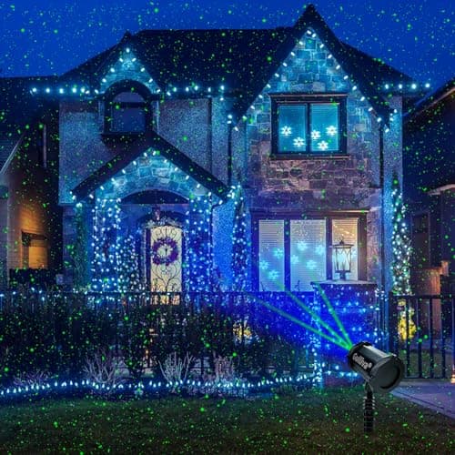 Outdoor Firefly Projector Lights with Blue Aurora LED – Perfect for Garden, Yard, and Patio Decor | Create Magical Starry Nights for Holidays & Events | Waterproof, Remote Control