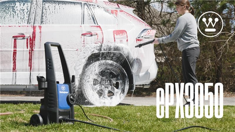 Westinghouse ePX3050 Electric Pressure Washer, 2100 Max PSI 1.76 Max GPM with Foam Cannon, for Cars/Fences/Driveways/Home/Patios
