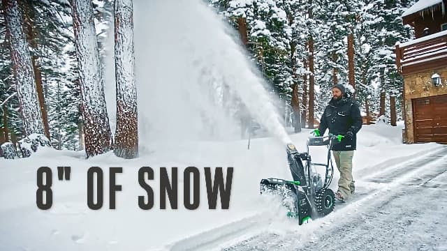 EGO Power+ SNT2405 56-Volt 24 in. Self-Propelled 2-Stage Snow Blower with Peak Power™ - (2) 7.5Ah Batteries and Dual Port Charger Included