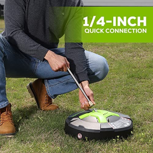 Greenworks 5210902 15" Extension Included Surface Cleaner, Green