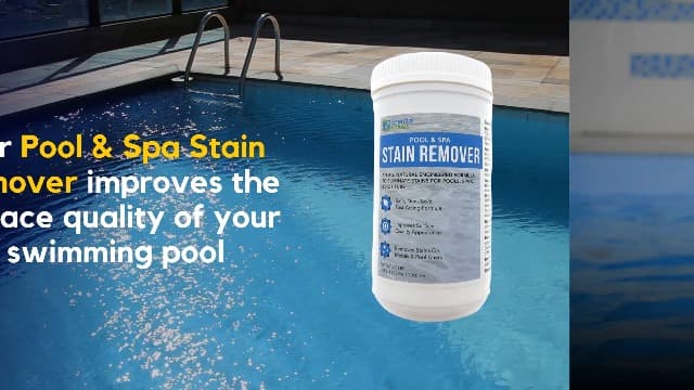 Essential Values Swimming Pool & Spa Stain Remover (2 LBS) - Compatible with Vinyl Liners, Fiberglass & Metals - Effective Formula Removes Rust & Tough Stains