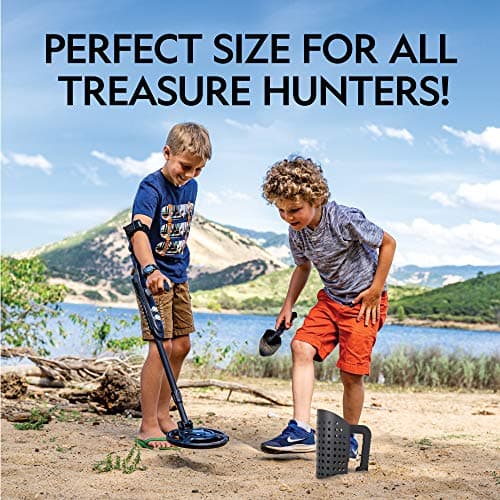 NATIONAL GEOGRAPHIC Metal Detector Accessories – Includes Sand Scoop for Metal Detecting and Metal Detector Shovel, Use as Sand Sifter for The Beach, Metal Detecting Accessories