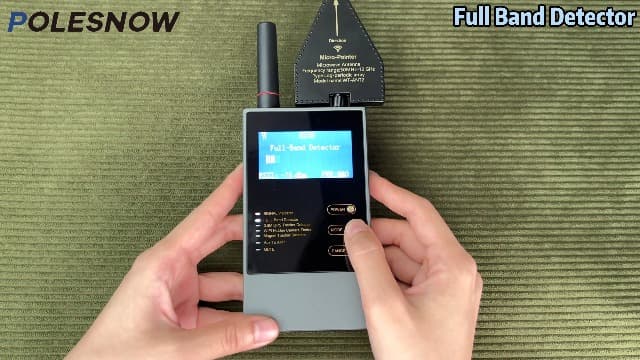 Hidden Camera Detector, GPS Tracker Detector, Hidden Bug Sweeper Detector for Hotel, Airbnb, Travel