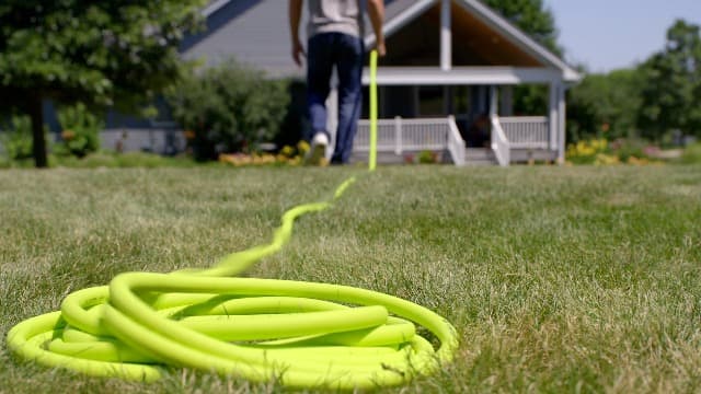 Flexzilla Garden Hose 5/8 in. x 50 ft, Heavy Duty, Lightweight, Durable, ZillaGreen - HFZG550YW-E