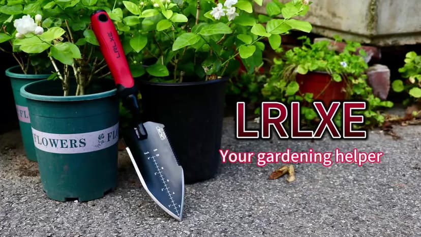 Garden Shovel-Heavy Duty Gardening Hand Trowel, Stainless Steel Garden Trowel with Rubberized Handle, Garden Tool for Soil Planting Digging Transplanting(Hand Trowel)