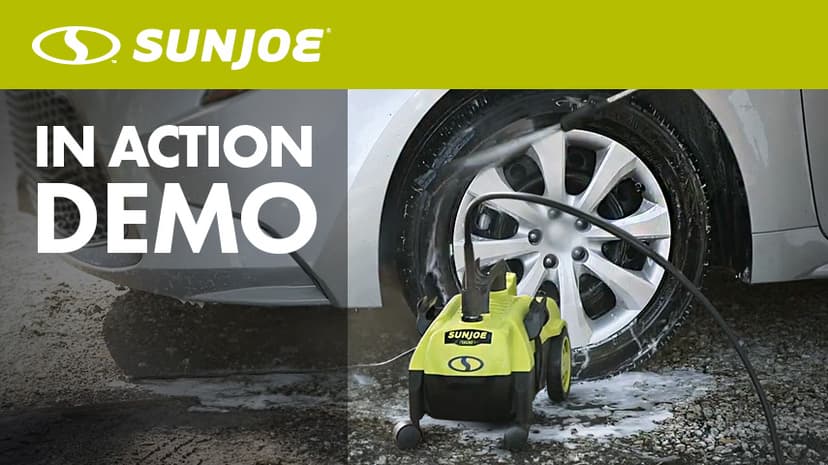 Sun Joe SPX3160 Max 11-Amp Electric High Pressure Washer, w/ Foam Cannon, Swivel Wheels, 0-45 degree Twist Nozzle