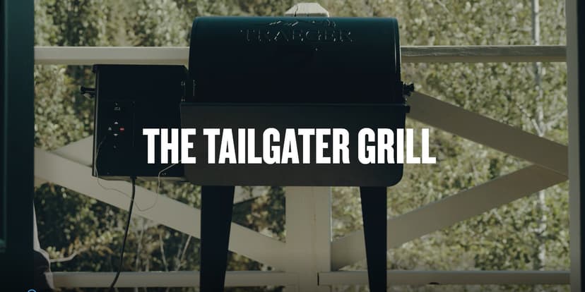 Traeger Grills TFB30KLF Tailgater 20 Portable Electric Wood Pellet Grill and Smoker – Foldable Legs, 6-in-1 Versatility, 300 sq. in. Cooking Space for Tailgating, Camping, and Outdoor BBQ