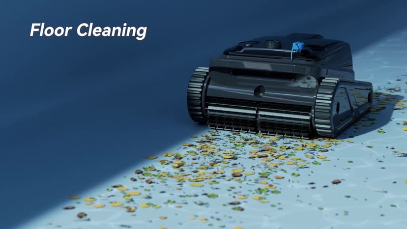 Y50S Robotic Pool Cleaner, Cordless Pool Robot Vacuum with Upgraded Motors, 240min Runtime, Wall Climbing & Waterline Cleaning, Intelligent Route Planning, for Inground Pools up to 2000 Sq.ft