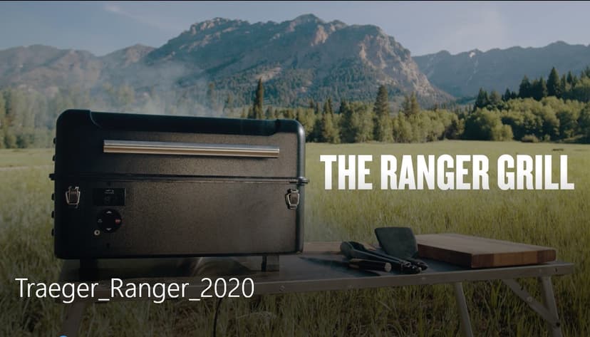 Traeger Grills TFT18KLD Ranger, Portable Wood Pellet Grill and Smoker – Electric Tabletop Pellet Smoker with Digital Arc Controller, Cast Iron Griddle, For Tailgating and Outdoor Cooking