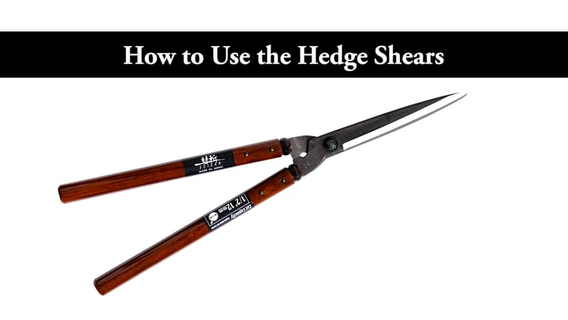 SUIZAN Hedge Shears 22.6" - Professional Japanese Garden Clippers for Precise Trimming Gardening Tools