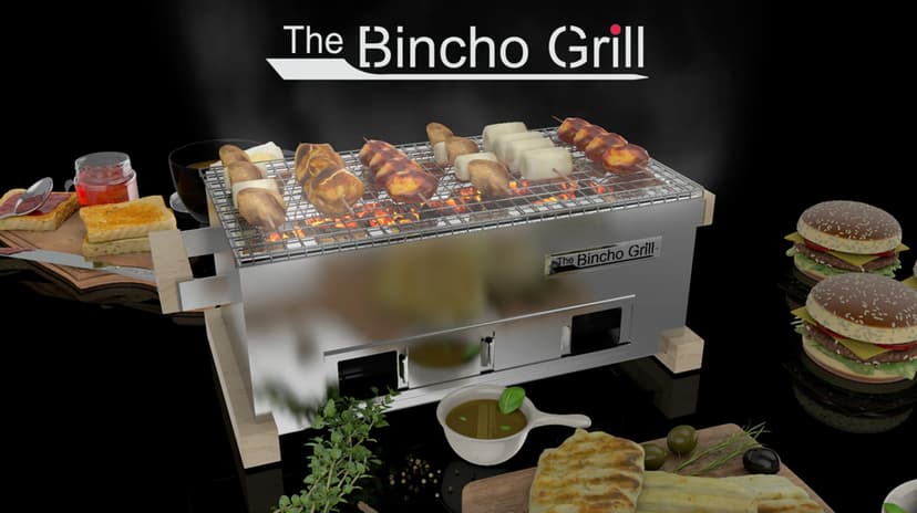 MG-168 Yakitori Tabletop Charcoal Grill-Mini Japanese Style Hibachi