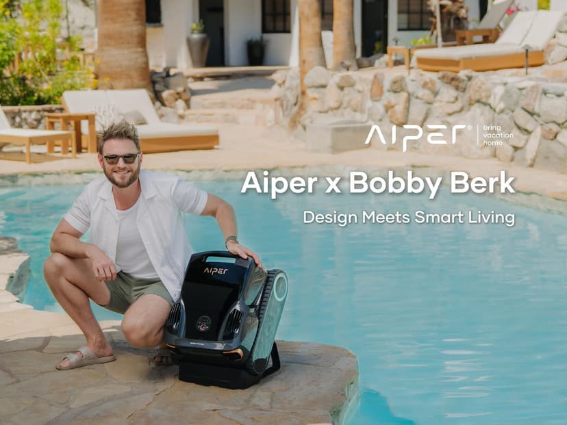 Aiper Scuba X1 Pro Max All-in-One Pool Cleaning Robot with Caddy, Pool Mapping, Adaptive Path, 8500 GPH Power, Double Filtration, Smart Surface Parking, Pool Vacuum for All Inground Pools