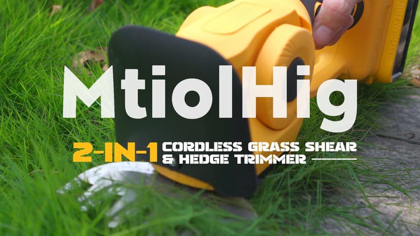 Cordless Hedge Trimmer for Dewalt 20V Max Battery: 2 in 1 Electric Hedge Trimmer Cordless Grass Shear & Bush Trimmer - Handheld Grass Trimmer for Garden Yard Lawn Shrubbery Cutter(Bare Tool)