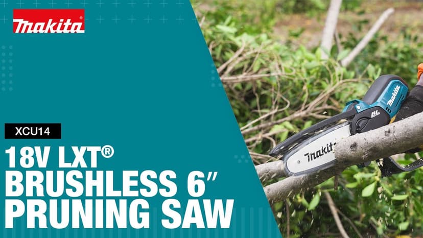 Makita XCU14Z 18V LXT® Lithium-Ion Brushless Cordless 6" Pruning Saw, Tool Only
