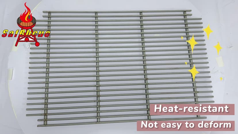 SafBbcue Charcoal Grate for PK99010 Grill Charcoal Grate for PK Grills 99010 Replacement Charcoal Grate for Series 300, 3714, 3611 PK Grill Smoker Durable Steel Charcoal Grate, 20” x 12 1/2”