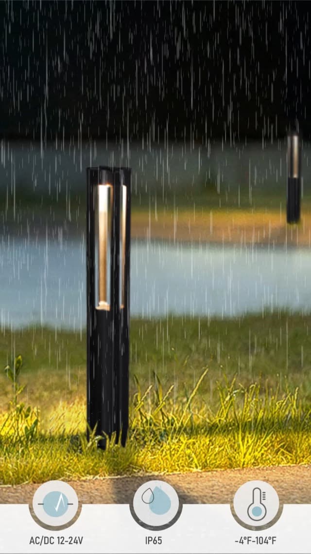 LEONLITE 12-Pack Low Voltage Path Lights, 3W LED Landscape Pathway Lights, Outdoor Landscape Lighting for Driveway, Garden, Aluminum, 12-24V AC/DC, ETL Listed, IP65 Waterproof, 3000K Warm White, Black