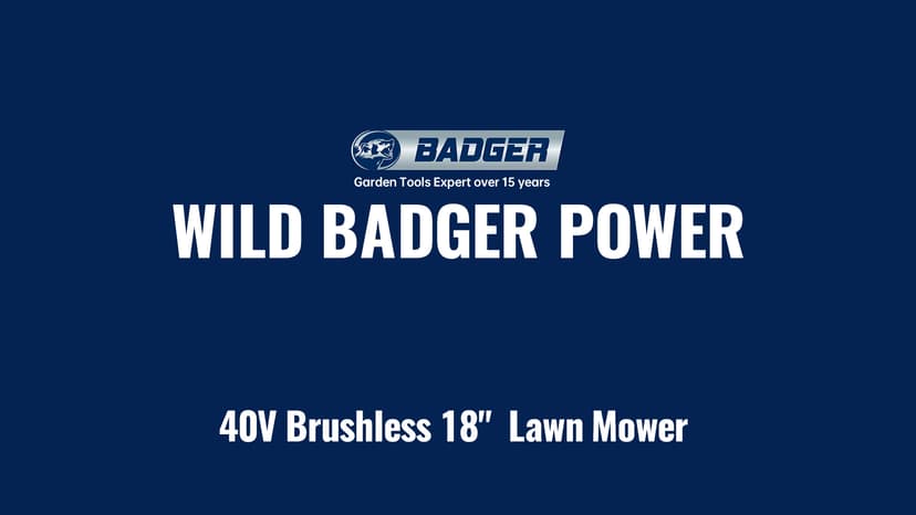 Lawn Mower 40V Brushless 18" Cordless, 5 Cutting Height Adjustments Electric Lawn Mower, Quickly Folding Within 5’s, 4.0AH Battery and Super Charger Included.