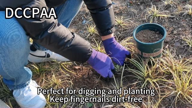 DCCPAA Garden Gloves with Claws,Claw Gardening Gloves for Digging,Planting, Weeding, Seeding-Waterproof for Men and Women