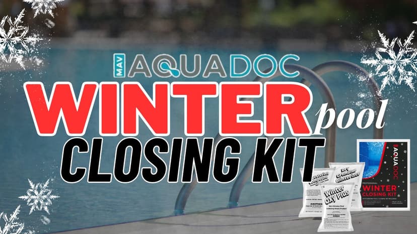 AquaDoc Pool Winterizing Kit - Above & Inground Pool Closing & Opening Made Easy - Up to 24,000 Gallons