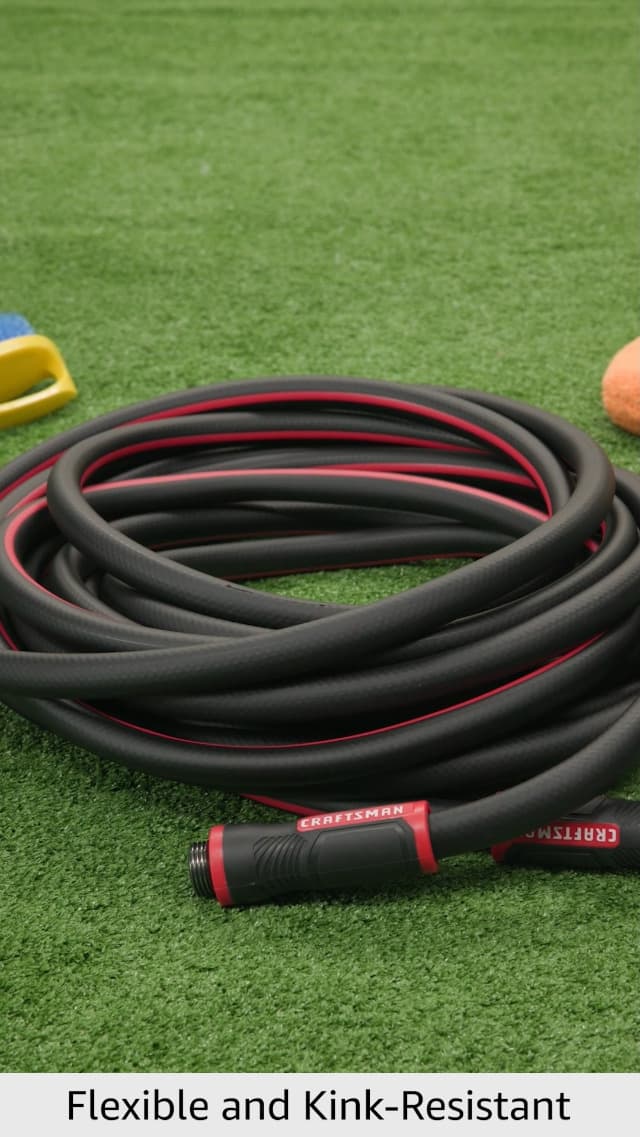 Craftsman Heavy Duty Professional Grade Garden Hose, 50 Feet x 5/8 Inch